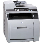 Q3948A Color LaserJet 2820 all-in-one Printer all-in-one color laser printer that also functions as a copier scanner and fax machine has a monthly duty cycle of up to 30000 pages making it suitable for small offices or workgroups.