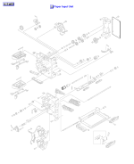 HP parts picture diagram for RG5-0034-100CN