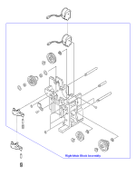 HP parts picture diagram for RG5-0039-070CN