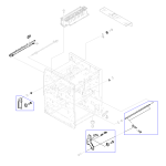 HP parts picture diagram for RG5-3045-000CN