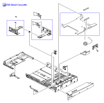 HP parts picture diagram for RG5-4159-000CN