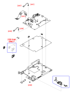 HP parts picture diagram for RG5-4605-080CN