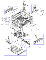 HP parts picture diagram for RG5-5554-050CN