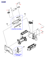 HP parts picture diagram for RG5-7114-020CN
