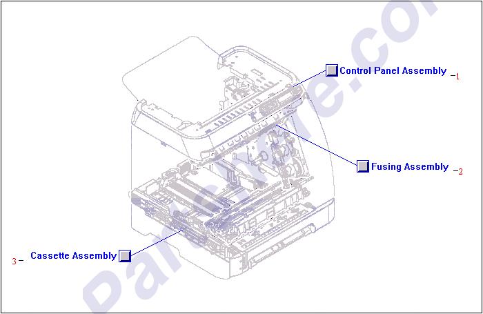 RM1-1820-000CN is represented by #2 in the diagram below.