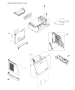 HP parts picture diagram for RM1-4314-020CN