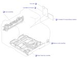 HP parts picture diagram for RM1-4922-000CN