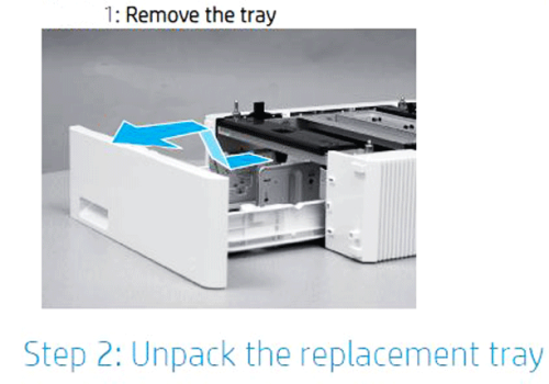 HP RM2-6486-000CN 550-sheet feeder cassette asse - OEM, Compatible, or Used - Partshere.com