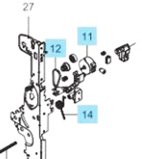 HP SAM-6602-001730 Belt-Timing Gear40s2m130Rub ( - OEM, Compatible, or Used - Partshere.com
