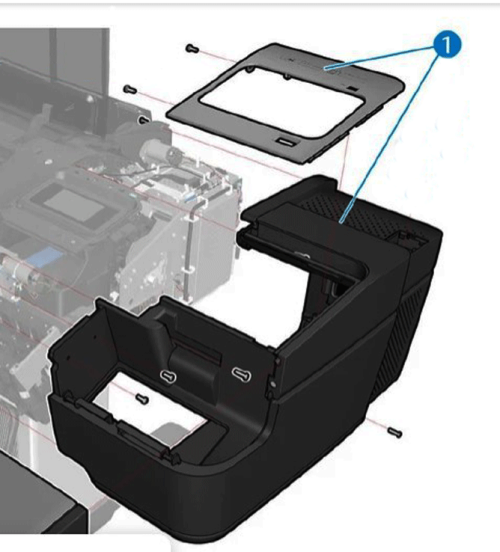 HP W6B55-67013 Right Cover Technical Service - OEM, Compatible, or Used - Partshere.com